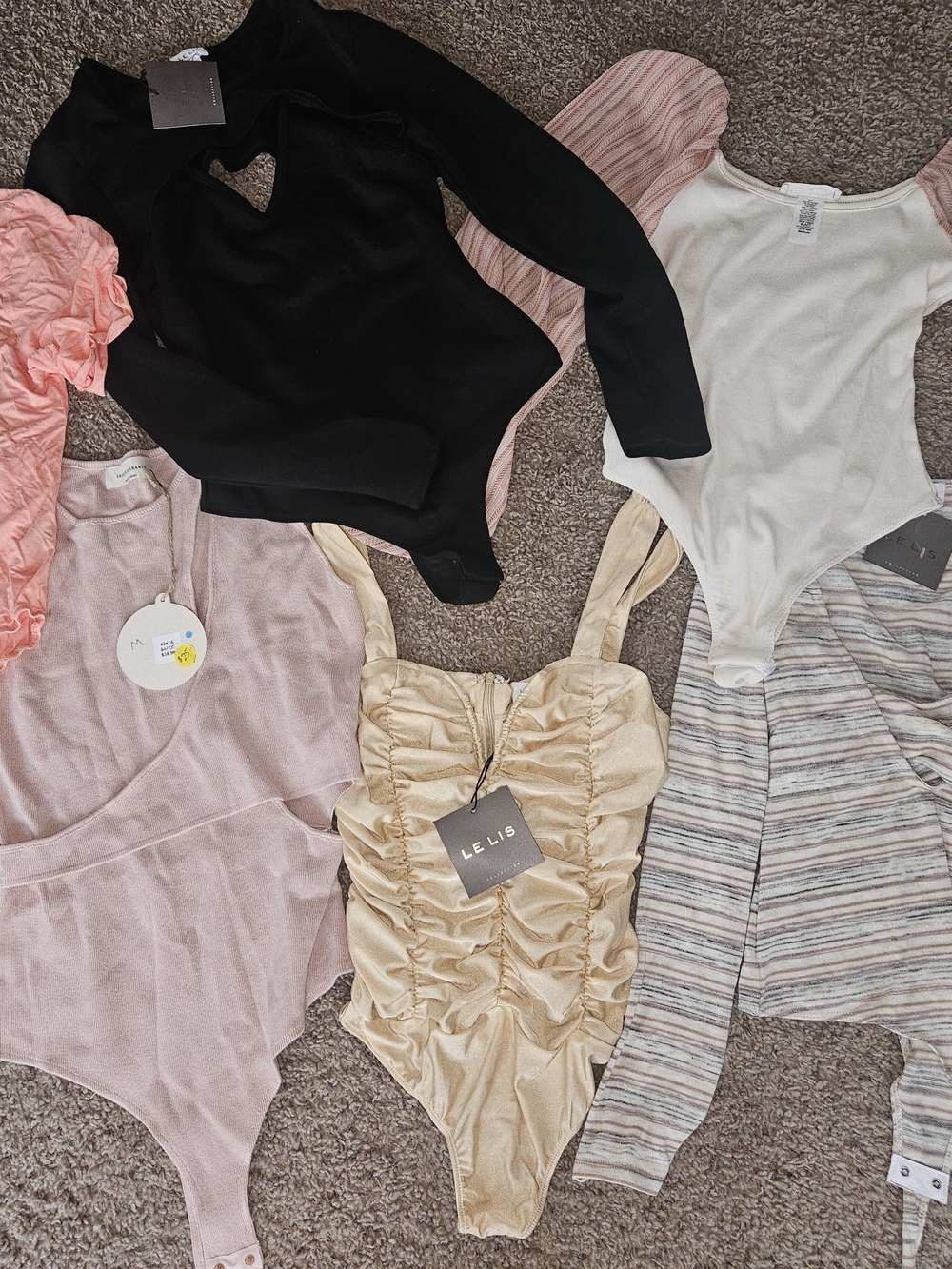 Lot Of 6 Womens Bodysuits. NWT.